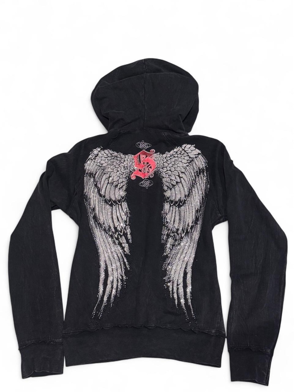 Sinful bedazzled y2k zip up